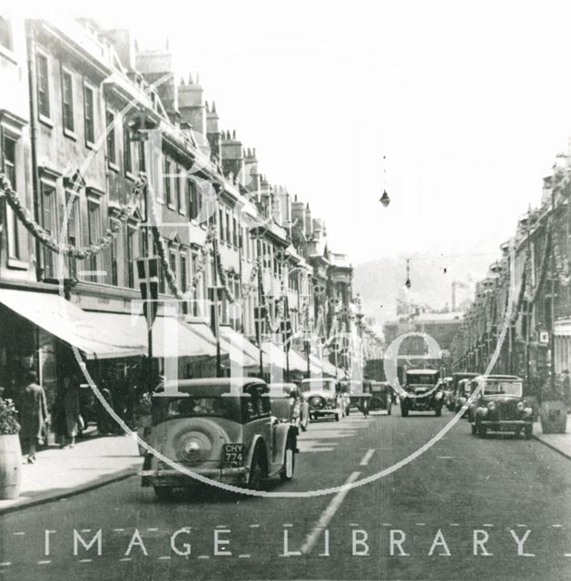 Milsom Street, Bath 1936