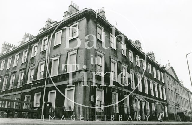 Corner of North Parade and Duke Street, Bath c.1980