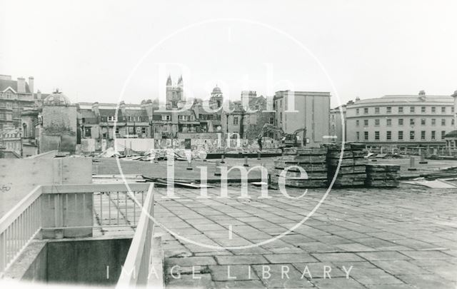 The Podium site, Northgate Street, Bath 1988