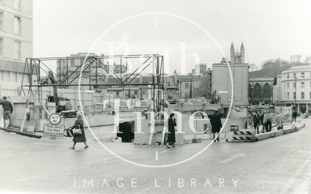 The Podium site, Northgate Street, Bath 1988