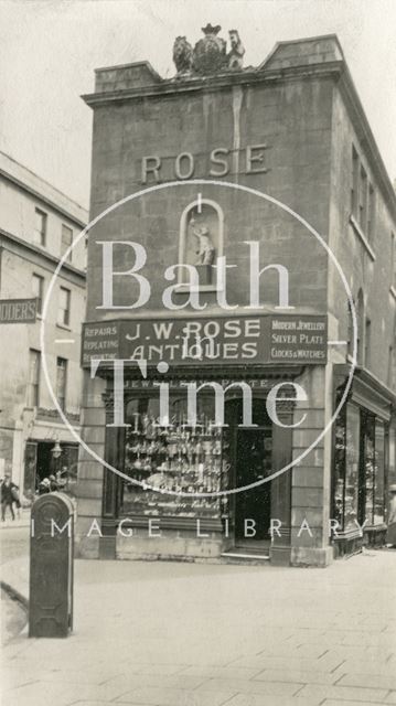 J.W. Rose, silversmith and dealer in antiques, 5, Old Bond Street, Bath c.1915