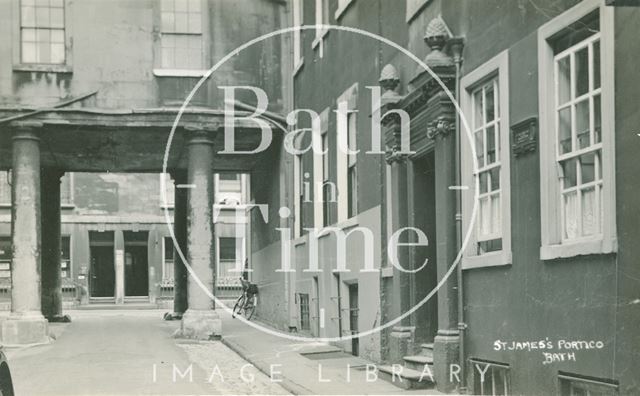 St. James's Portico and Linley House, 2, Pierrepont Place, Bath c.1930