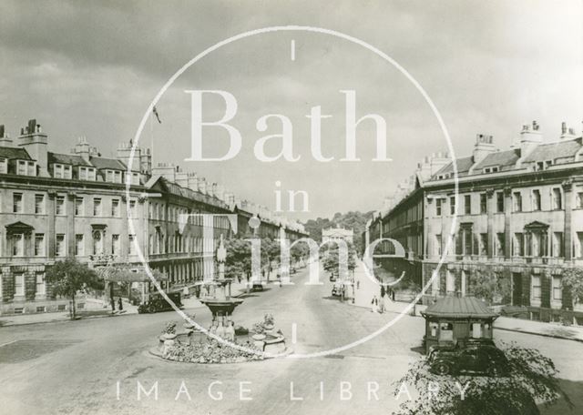 Great Pulteney Street and Laura Place, Bath c.1950