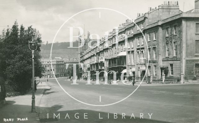 Raby Place, Bathwick Hill, Bath c.1907