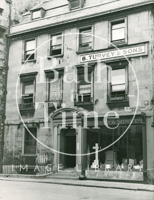 B. Turvey and Sons, monumental masons, 4, St. James's Street (South), Bath c.1930?