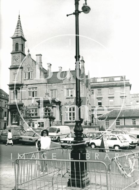 Bluecoat School from Sawclose, Bath 1987