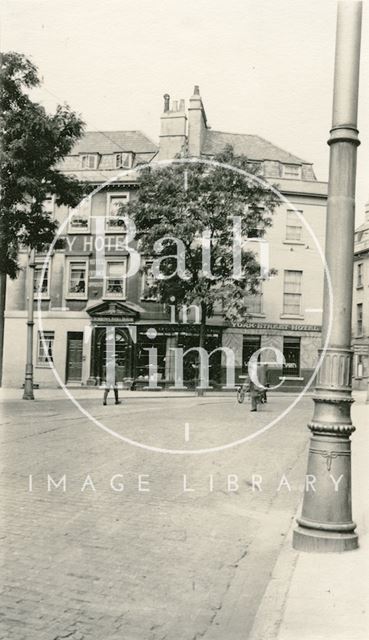 Fernley Hotel Annexe, 2, Terrace Walk and York Street Hotel, 1, York Street, Bath c.1915