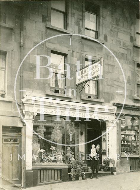 W.H.A. Trimby, fruiterer and florist, 29, Charles Street, Bath 1920