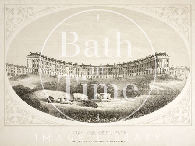 Royal Crescent, Bath c.1857