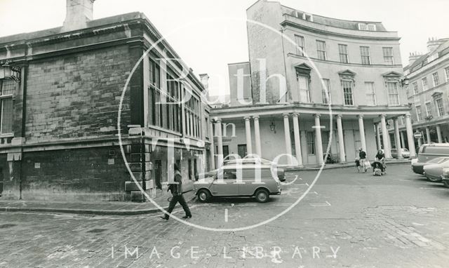 New Royal Baths and Bath Street, Bath 1983