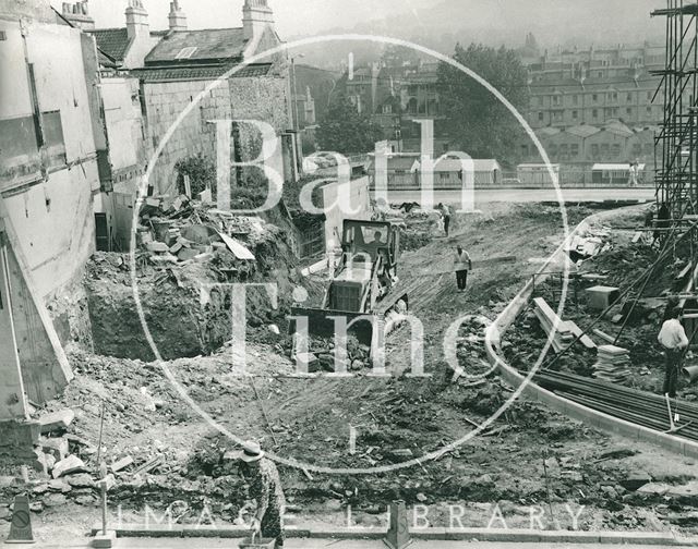 The construction of Saracen Street, Bath 1970