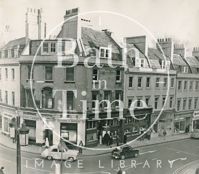 Bridge Street and Northgate Street, Bath c.1965