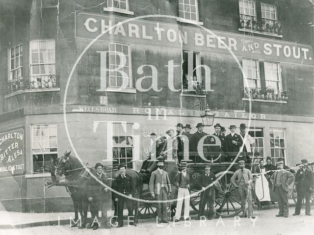 The Royal Sailor, 1, Wells Road, Bath c.1880