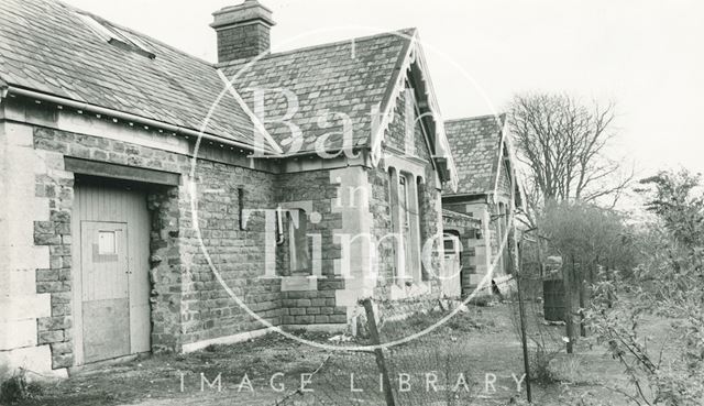 The derelict Weston Station, Bath 1981