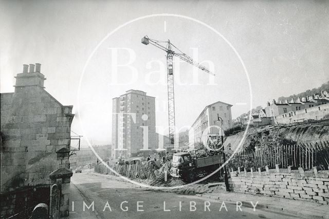 Snow Hill redevelopment, Bath c.1961