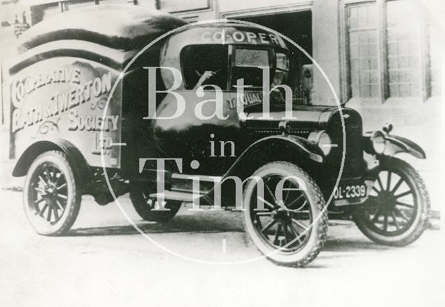 The Twerton Co-op delivery van, Bath c.1920