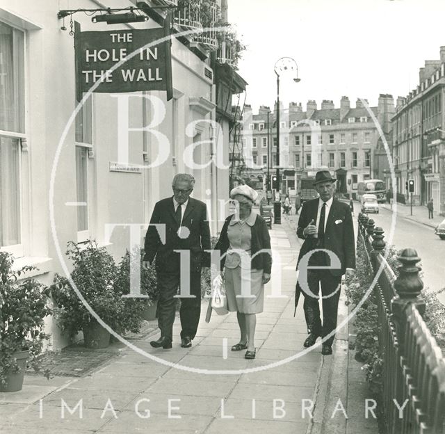 The Hole in the Wall Restaurant, George Street, Bath 1971