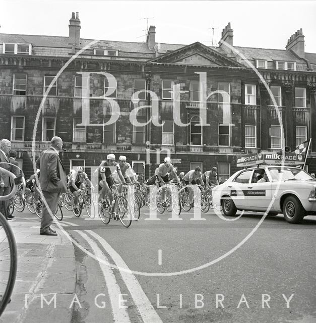 The Milk Race in Bath 1971