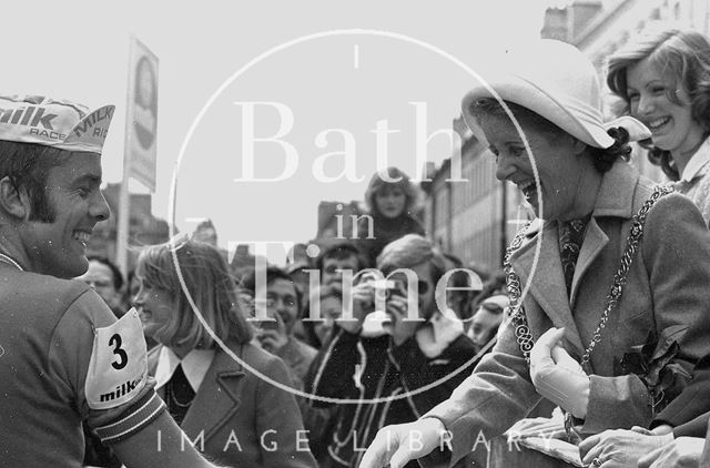 The Milk Race in Bath 1975