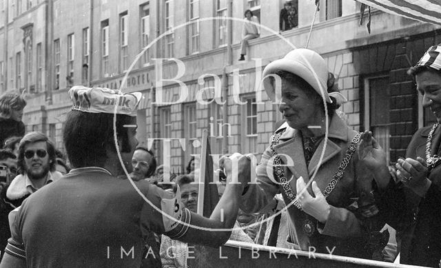 The Milk Race in Bath 1975