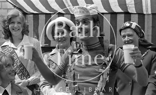 The Milk Race in Bath 1975