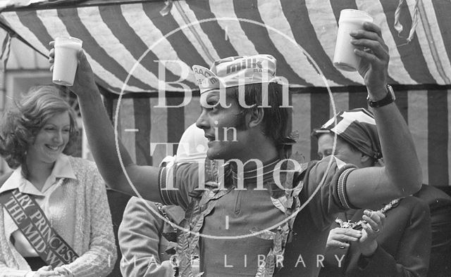 The Milk Race in Bath 1975