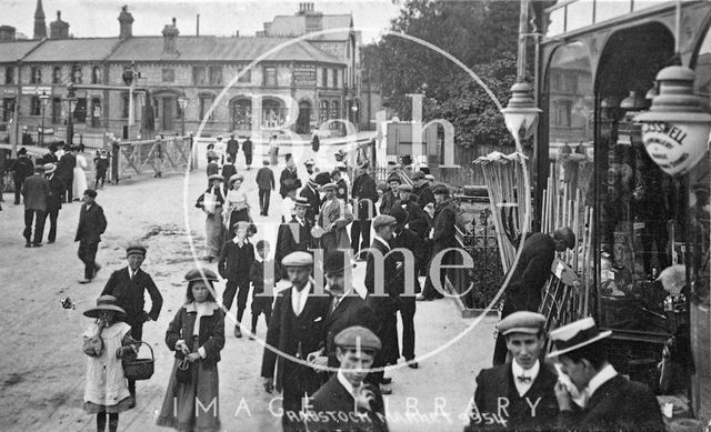 Radstock Market, Somerset c.1900