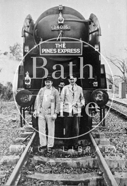 The Pines Express and engine driver c.1920