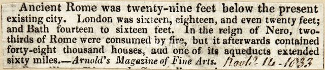 General Description of Bath 1833