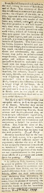 To the Editor of Bath and Cheltenham Gazette 1851