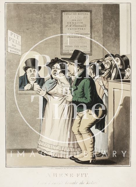 A Bene-Fit. I wish I hadn't bought the tickets! 1826