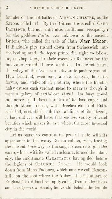 Rambles about Bath and its Neighbourhood, page 2 1847