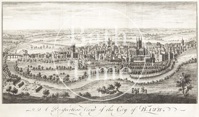 A Perspective View of the City of Bath 1758