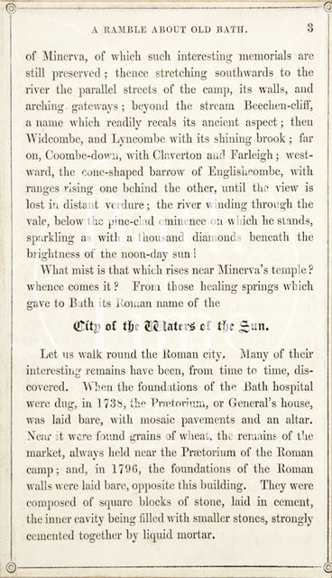 Rambles about Bath and its Neighbourhood, page 3 1847