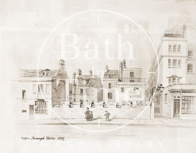 Upper Borough Walls, Bath 1851