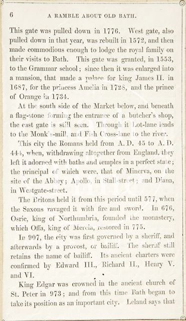 Rambles about Bath and its Neighbourhood, page 6 1847