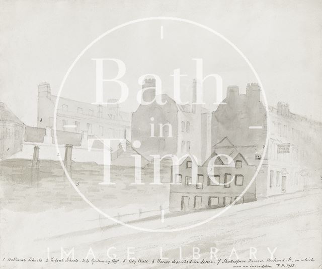 Orchard Street, Bath c.1850