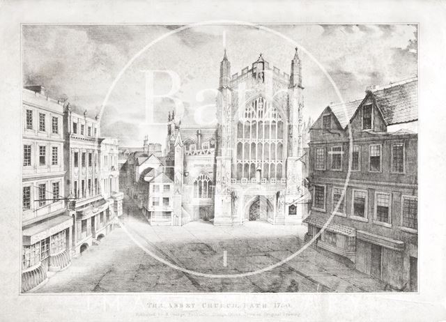 The Abbey Church, Bath (1750) c.1837