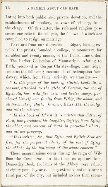 Rambles about Bath and its Neighbourhood, page 12 1847