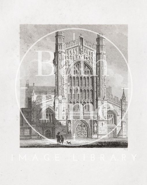 West front, Bath Abbey 1814