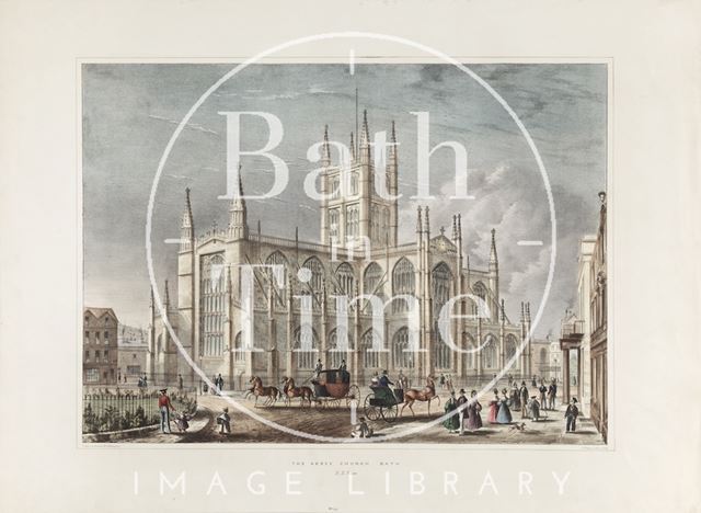 The Abbey Church, Bath, N.E. View c.1836