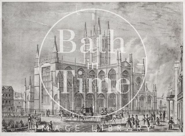 The Abbey Church, Bath, N.E. View c.1836