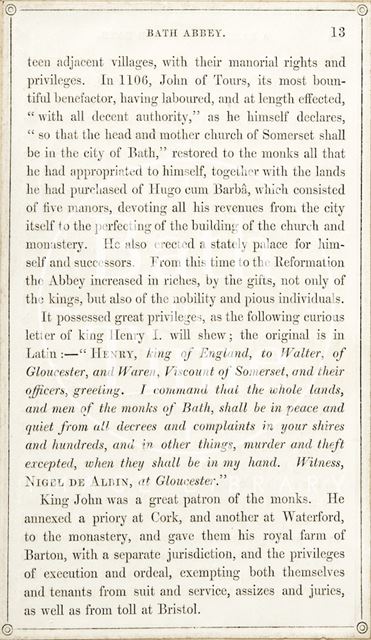 Rambles about Bath and its Neighbourhood, page 13 1847