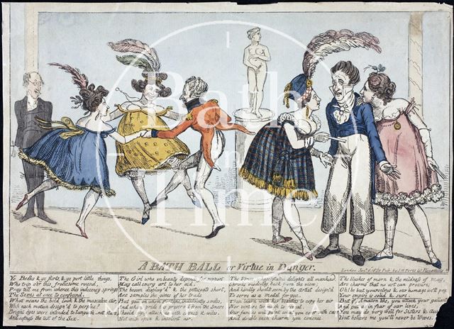 A Bath Ball or Virtue in Danger 1820