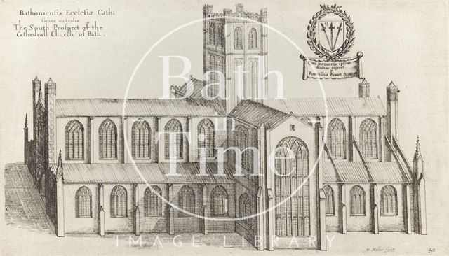 The South Prospect of the Cathedral Church of Bath 1655