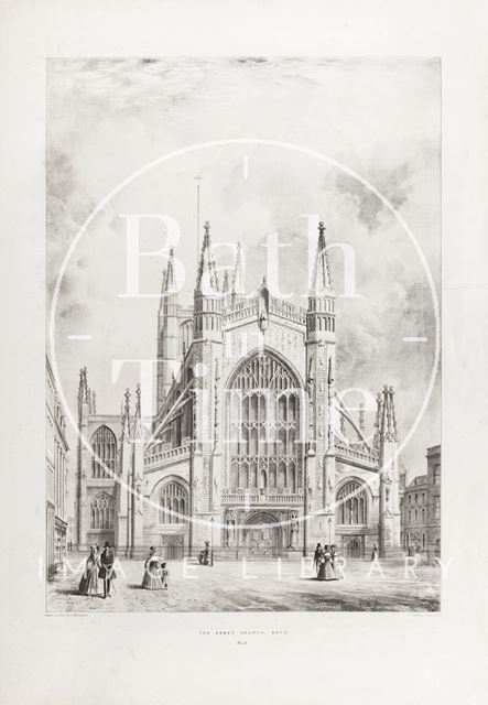 The Abbey Church, Bath c.1840