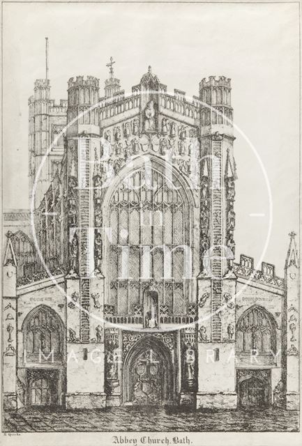 Abbey Church, Bath c.1825