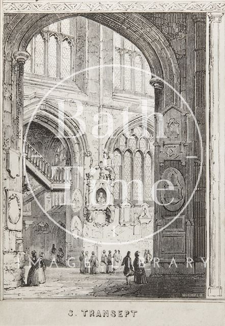 South transept, Bath Abbey 1843