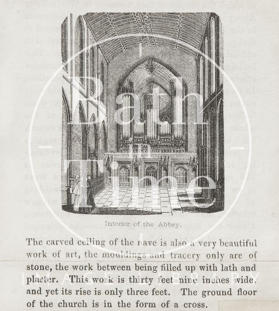 Interior of Abbey, Bath 1845