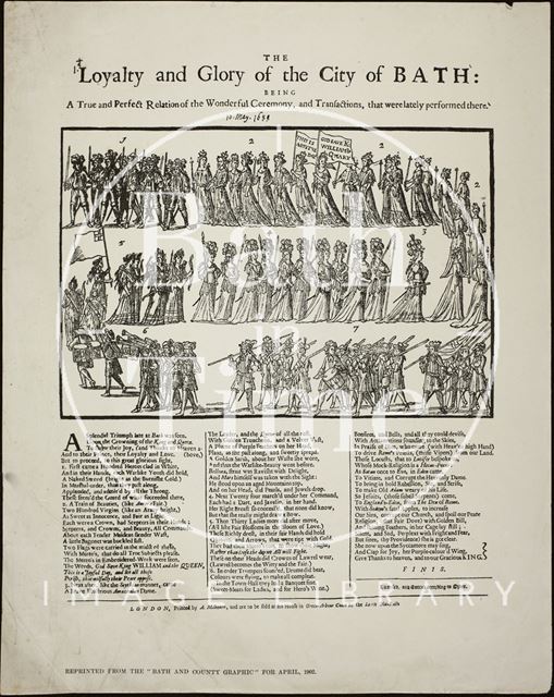 Loyalty and Glory of the City of Bath 1689